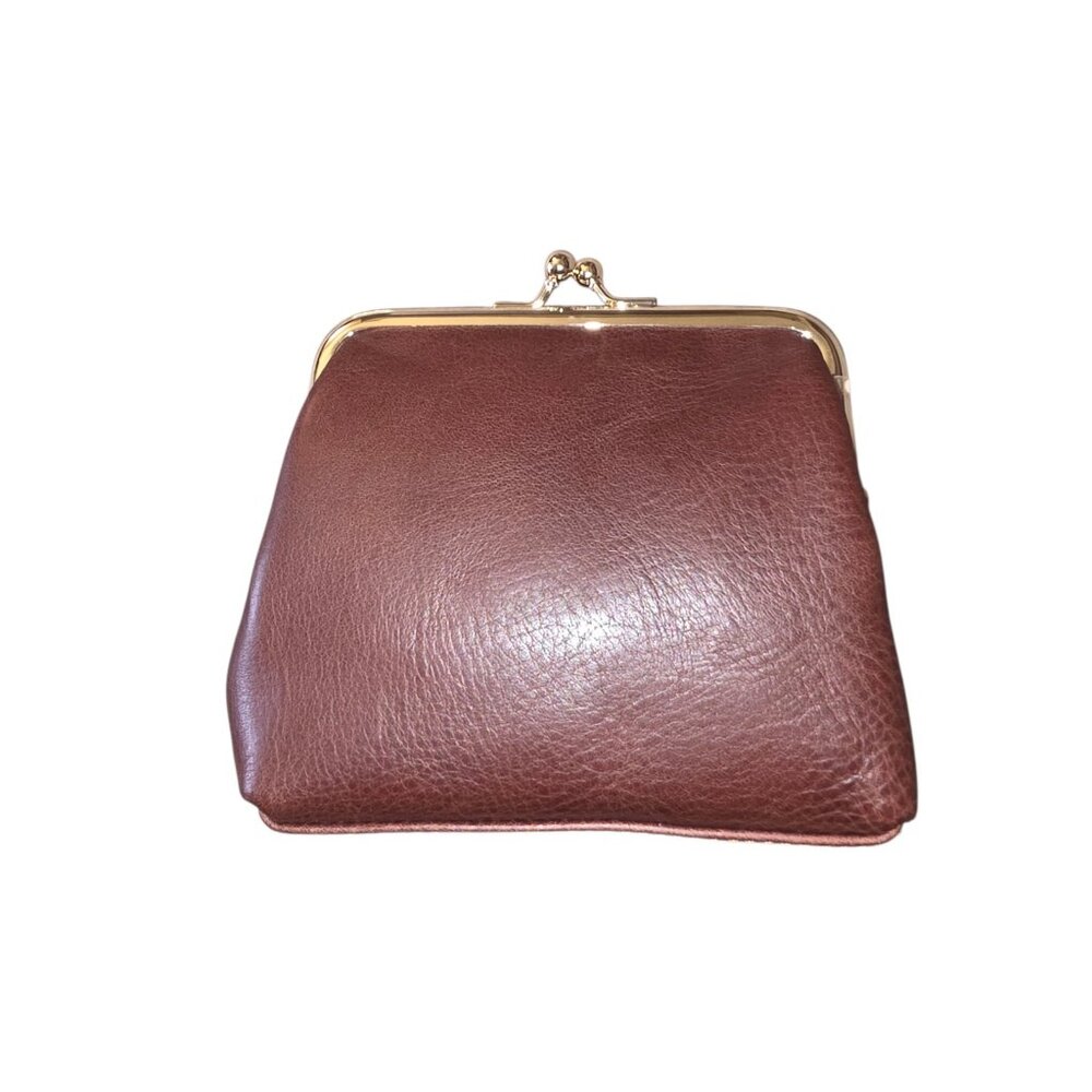 Dooney & Bourke Florentine Leather Kisslock Coin Purse Wallet Brown 9Y1407 NWT - Picture 13 of 16